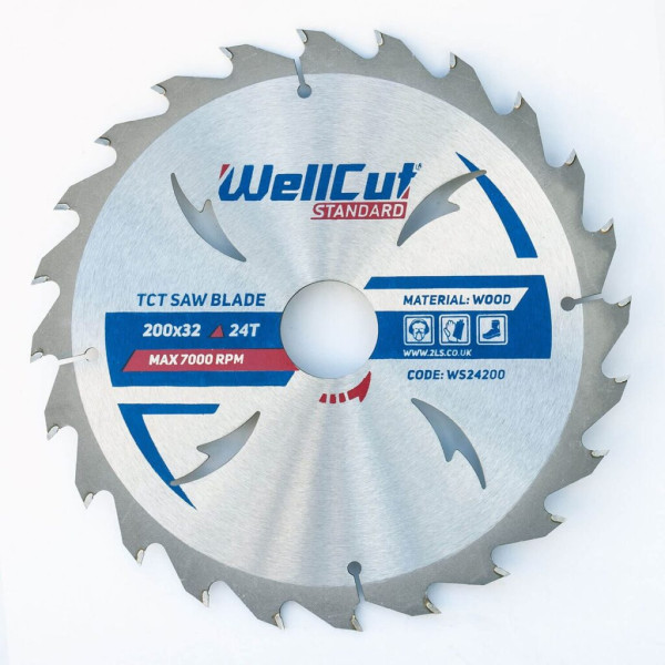 Картинка - Пильный диск WellCut 200 x 32 мм, 24T
