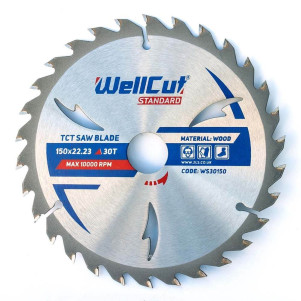 Пиляльний диск WellCut 150x22,23 мм, 30Т
