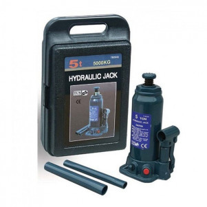 Домкрат бутылочный TORIN 5 т 216-413 мм в кейсе T90504S Домкрат бутылочный TORIN 5 т 216-413 мм в кейсе T90504S