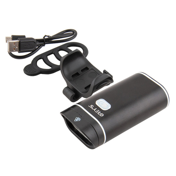 Картинка - Фонарик на велосипед Grey's LED 2xCree XP-G 500lm 1800mAh microUSB