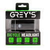Картинка - Фонарик на велосипед Grey's LED 2xCree XP-G 500lm 1800mAh microUSB