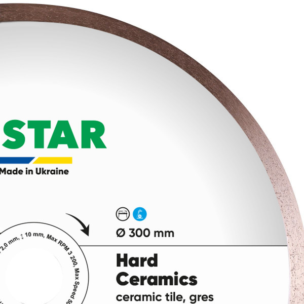 Картинка - Диск алмазный отрезной Distar 1A1R 300x2/1,6x10x32 Hard ceramics