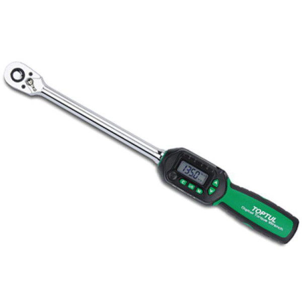 Картинка - Ключ динамометрический цифровой TOPTUL 1/2" 6.8-135 Нм DT-135S4