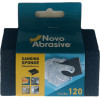 Картинка 1 - Комбинированная шлифовальная губка NovoAbrasive 100 x 68 x 42 x 26 мм, P120