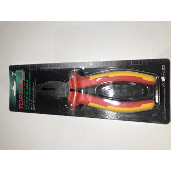 Фото - Пасатижі TOPTUL 7" 1000V VDE DGCA2207