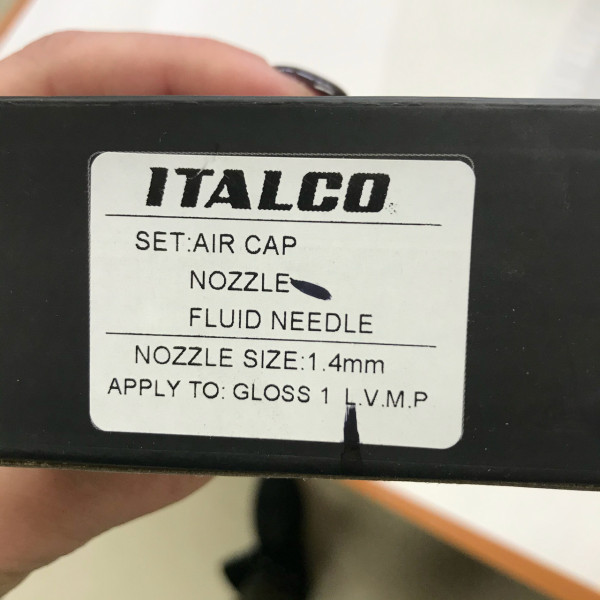 Картинка - Форсунка ITALCO для краскопультов Gloss LVMP 1.4 мм NS-Gloss-1.4LM