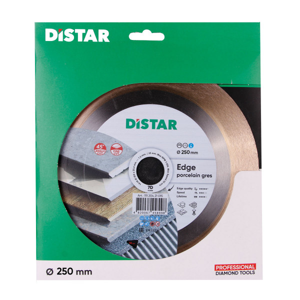 Картинка - Диск алмазный отрезной Distar 1A1R 250x1,4/1/1,6x25x25,4 Edge