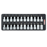 Набор бит впресованных в головку TOPTUL 1/2" 24 шт GAAT2402