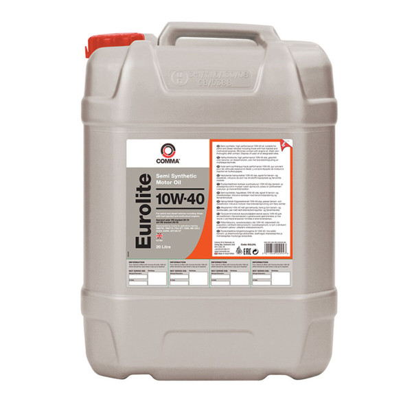 Картинка - Моторное масло Comma EUROLITE 10W-40 20л