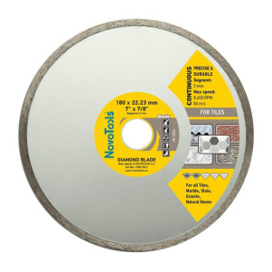Диск алмазний NovoTools Basic 180 x 22,23 мм, Плитка