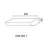 Картинка 1 - Обогреватель рабочего места HSteel ISHW 6010 T подстольный