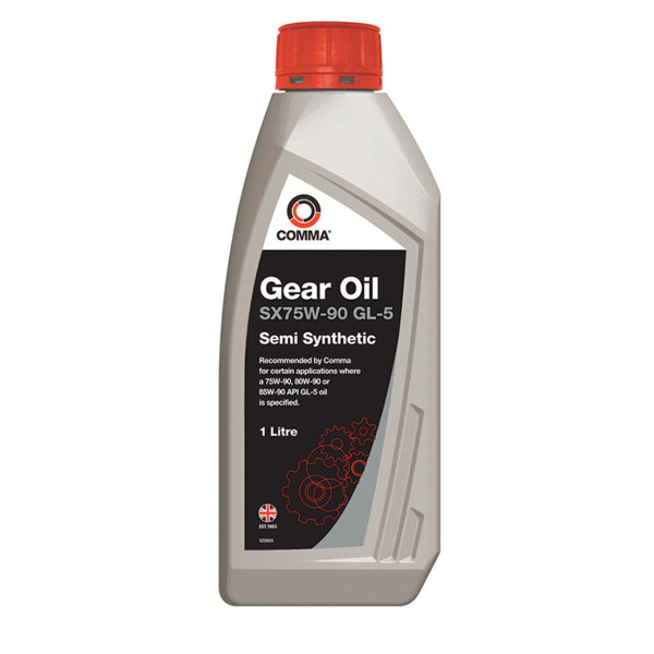 Картинка - Трансмиссионное масло Comma SX75W-90 GEAR OIL GL5 1л