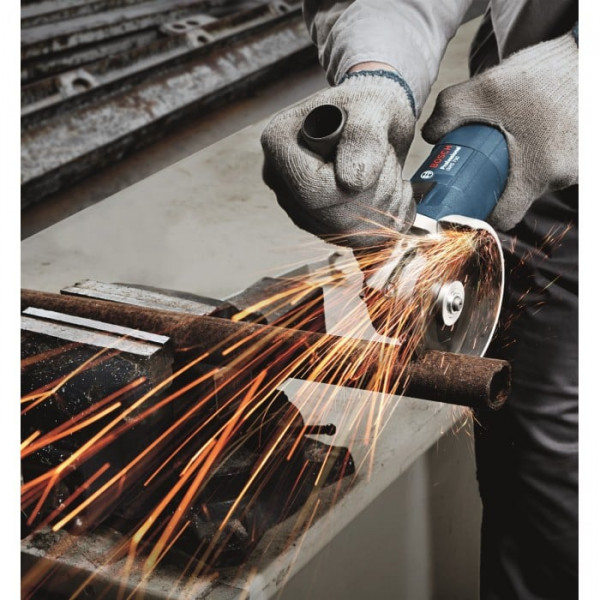 Картинка - Угловая шлифмашина Bosch GWS 750-125 Professional (0601394001)