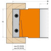 Фото 2 - Фреза насадна D=125 I=50 F=40 RPM=6100-10300 MAN ALU (694.125.40)