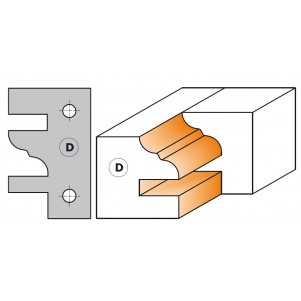 Пара ножей тип D 40x24,5x2 для 694.014 (695.014D)