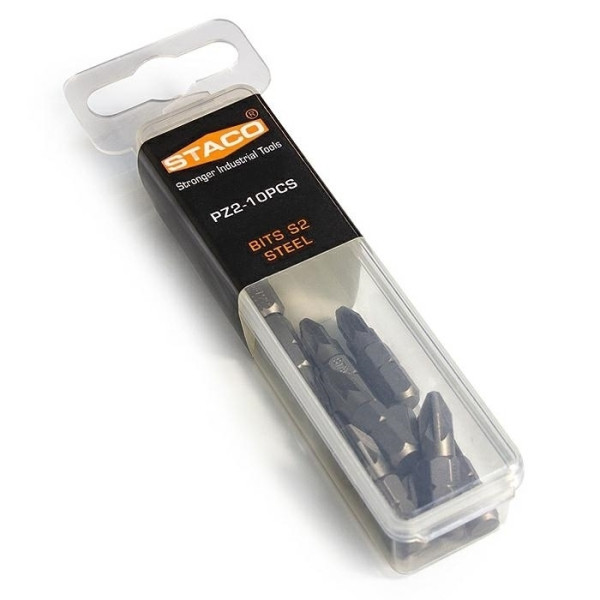Картинка - Бита 1/4 "PZ2x25mm 10 шт. (20875 STACO)