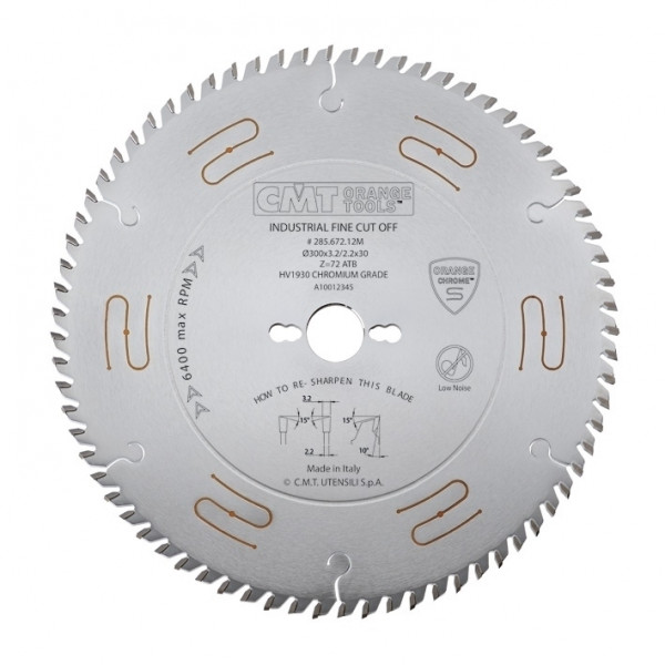 Картинка - Пила HM D = 250 F = 30 Z = 80 K = 3,2 / 2,2 COMBI3 CHROME (285.680.10M)