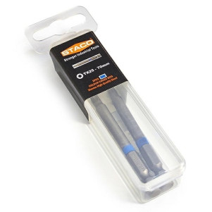 Биты TX25, 70 mm, 2 pcs., Colour code BLUE (21838.STACO)