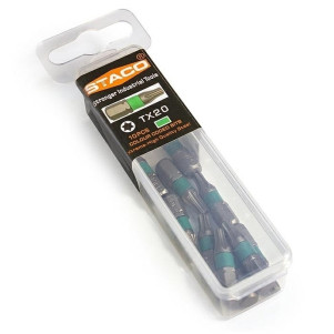 Бита 1/4 "дюйма TX20x25мм 10шт. Зелени (20893.STACO)