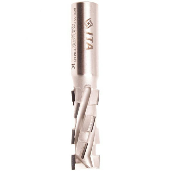 Фото - Фреза алмазна DIA D = 20 I = 55 S = 20x50 LH ECO Z = 12 + 1 (Z = 2) DTN