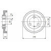 Картинка 1 - Ролик 140-50-30-4V Z chrom Профиль A, Скошенный SCM