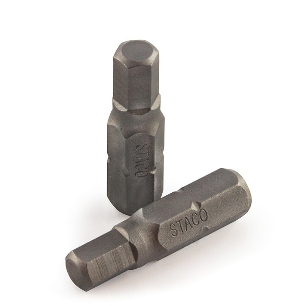 Картинка - Бита 1/4 "x 25мм, HEX 4,0 мм - 2 шт. (20404.STACO)