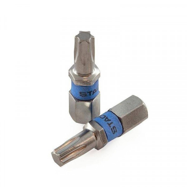 Картинка - Бита 1/4 "TX25x25мм 30шт. Синие (20178.STACO)