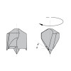 Картинка 1 - Сверло с зенкером NP HW D = 8 I = 12 L = 70 S = 10 RH (377.080.11)