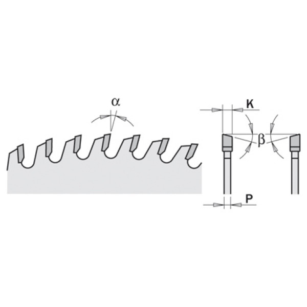 Картинка - Пила HM D = 300 F = 35 Z = 96N K = 3,2 / 2,2 (285.096.12R)