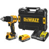 Фото - Акумуляторна безщіткова дриль-шурупокрут DeWALT DCD800E2T