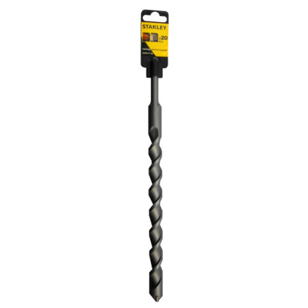 Картинка - Сверло (Бур) по бетону, камню STANLEY SDS+ Ф= 20 x 300 /250 мм