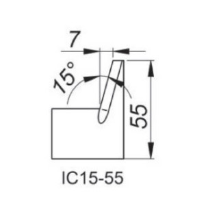 Різець для калібрування 15° Promotech NOZ-000001