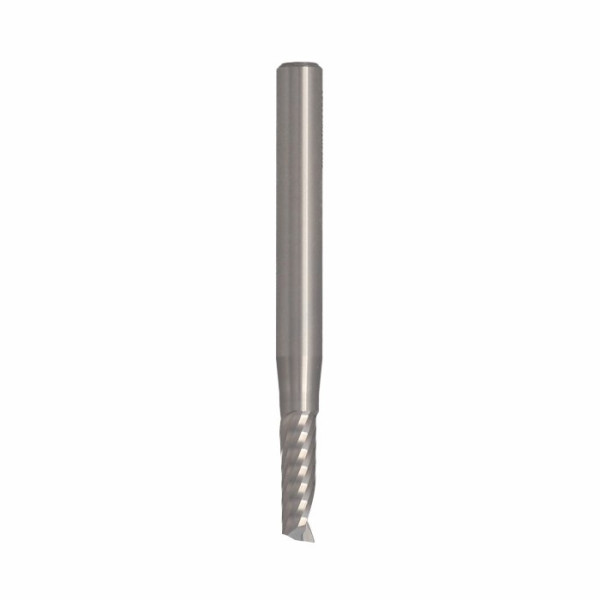 Картинка - Фреза ITA TOOLS VHM Z1 D=5 I=15 L=60 S=6 RH позитив для plexi полированная спираль полированная ST36.05.015.060.06R