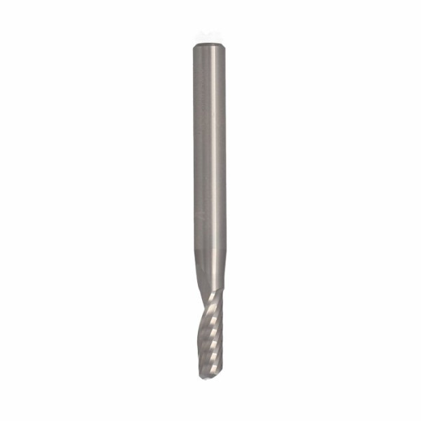 Картинка - Фреза ITA TOOLS VHM Z1 D=5 I=15 L=60 S=6 RH позитив для plexi полированная спираль полированная ST36.05.015.060.06R