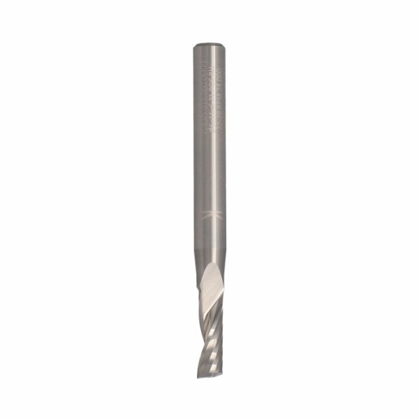 Картинка - Фреза ITA TOOLS VHM Z1 D=5 I=15 L=60 S=6 RH позитив для plexi полированная спираль полированная ST36.05.015.060.06R
