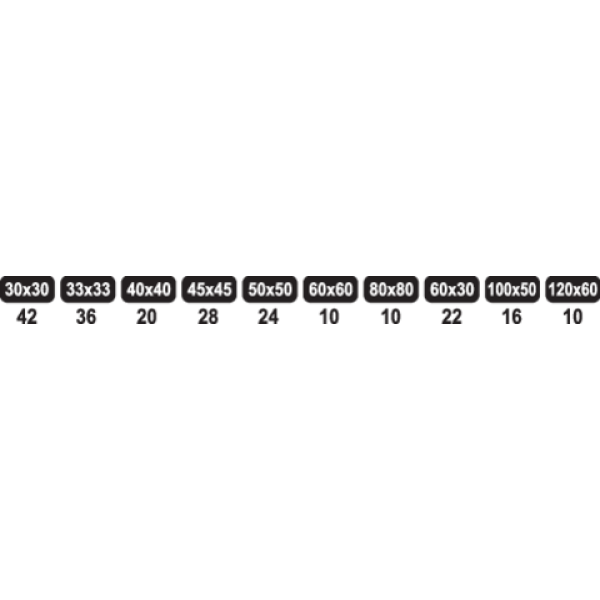 Картинка - Клипсы СВП для укладки плитки YATO: для шва 1 мм, плитка t≤ 14 мм. 500 шт.