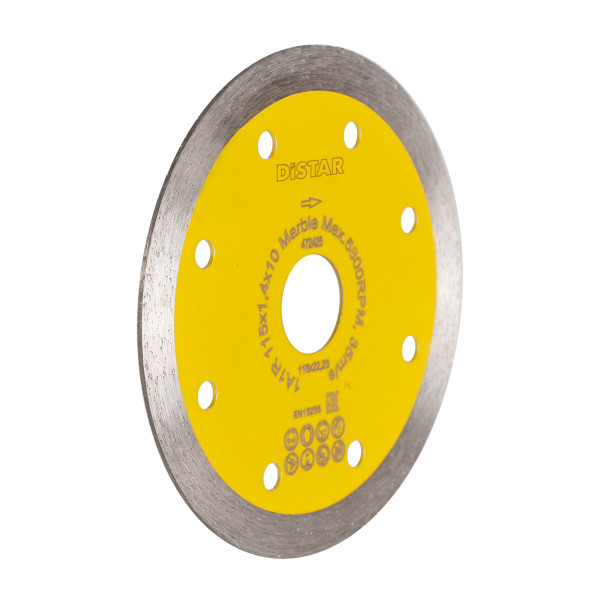 Картинка - Диск алмазный отрезной Distar 1A1R 115х1,4х10х22,23 MARBLE