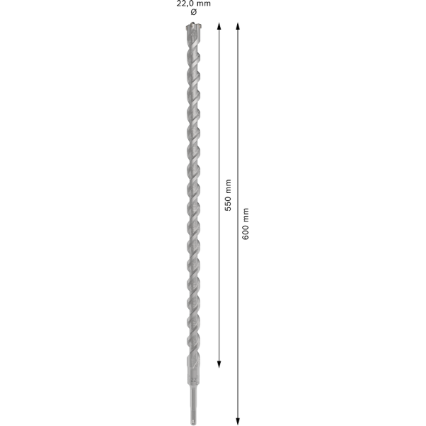 Фото - Бур BOSСH PRO SDS Plus-5X 22x550x600 мм