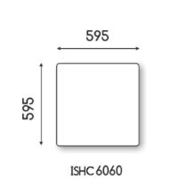 Картинка - Потолочный металлический обогреватель HSteel ISHC 6060 W