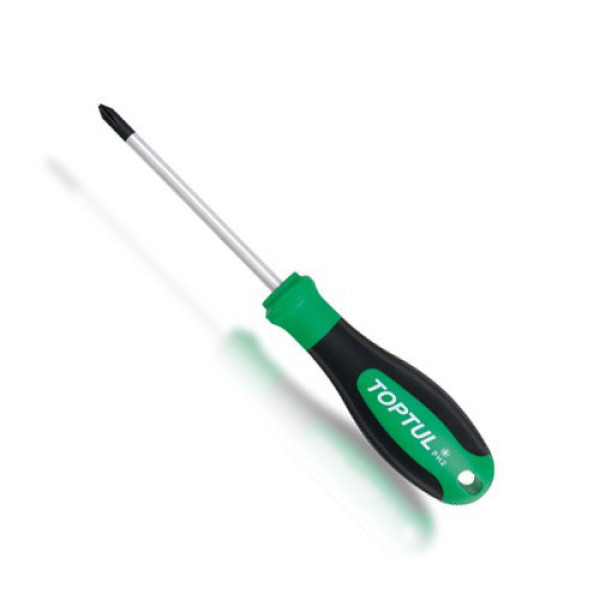 Картинка - Отвертка крестовая TOPTUL PH1x100 Anti-Slip FBAD0110