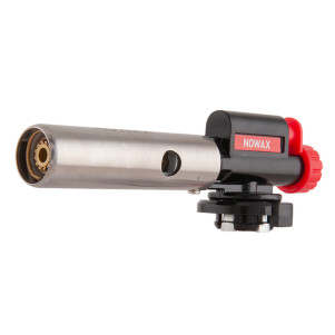 Газовая горелка Nowax на баллон, сопло: Ø 22мм, длина 80мм, керам. защита, об.360˚, мет. корпус