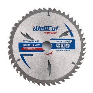 Пиляльний диск WellCut 165x20, 48Т