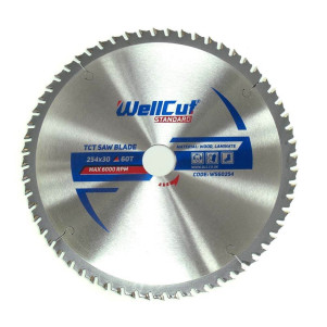 Пиляльний диск WellCut 254x30, 60Т ламінат