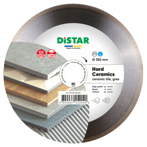 Диск алмазный отрезной Distar 1A1R 350x2,2/1,8x10x32 Hard ceramics