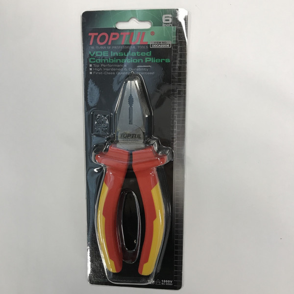 Фото - Пасатижі TOPTUL 6" 1000V VDE DGCA2206