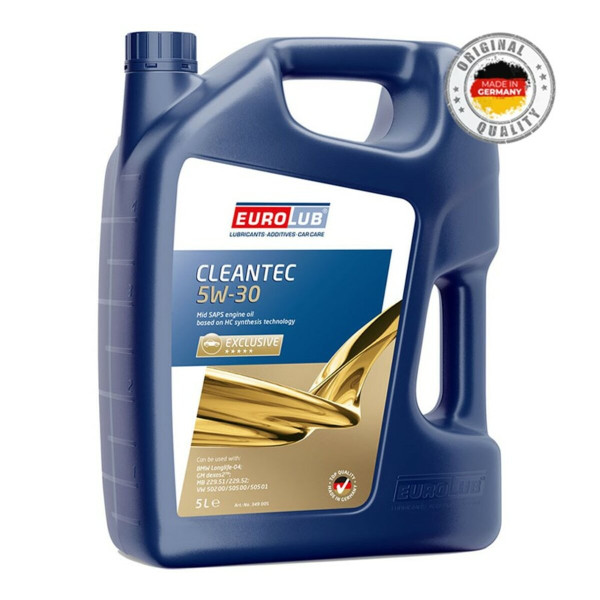 Картинка - Моторное масло EuroLub CLEANTEC ("Mid SAPS") SAE 5W-30 5л