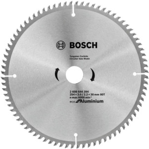 Диск пильный Bosch ECO AL 254х30х80Т (2608644394)