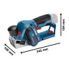 Фото 5 - Рубанок акумуляторний Bosch GHO 12V-20