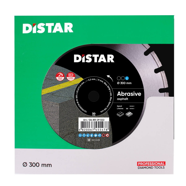 Фото - Диск алмазний вiдрiзний Distar 1A1RSS/C1N-W 300x2,8/1,8x25,4-11,5-18-ARP 40x2,8x6+3 R145 Bestseller Abrasive