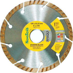 Диск алмазний NovoTools Standard 125x 22,23 мм, Турбо